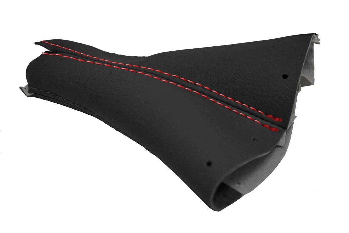 Leather Shift Boot Cover for Audi TT (1998–2006) Red Stitch