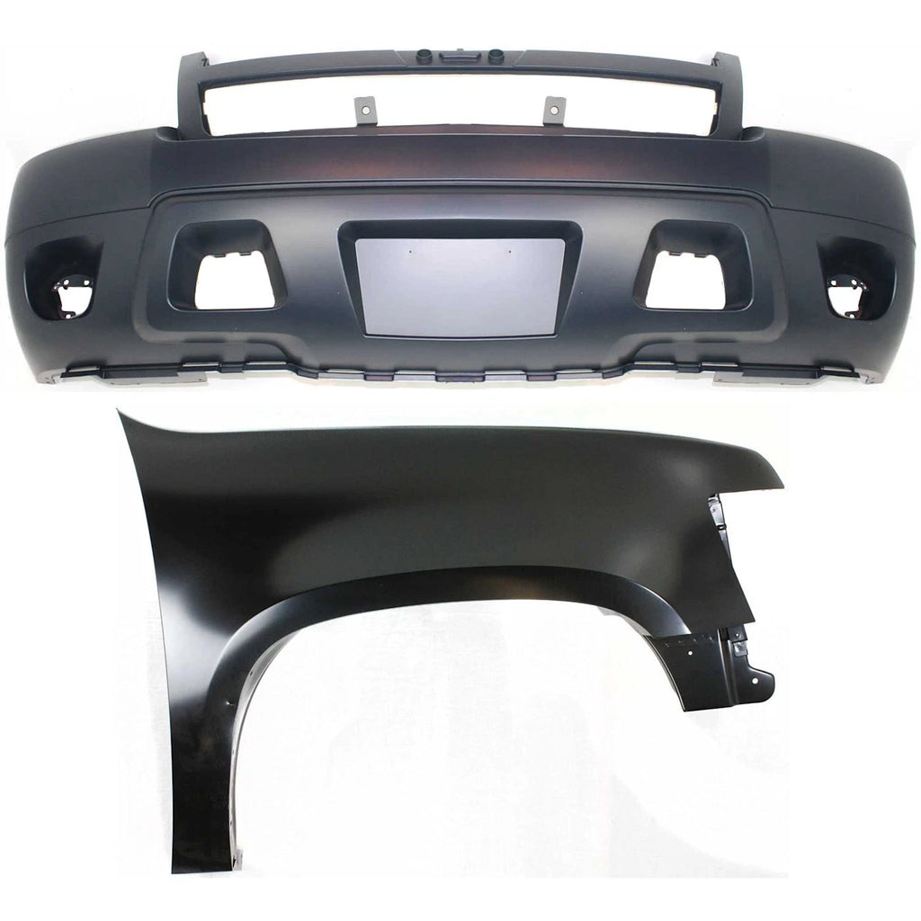 Bumper Cover and Fender for Chevrolet Tahoe Suburban 1500 (2007–2014)