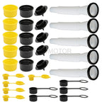 5X Replacement Gas Can Spout Nozzle Vent Kit for Plastic Gas Cans (Old Style)