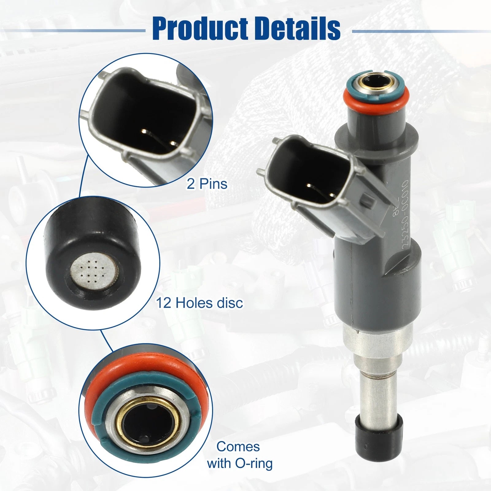 Fuel Injector Nozzle for Toyota Tacoma 2.7L (2005–2014) 23209-79155