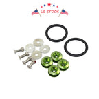 CNC Billet Bumper Trunk Quick Release Fastener Kit for Universal Fit