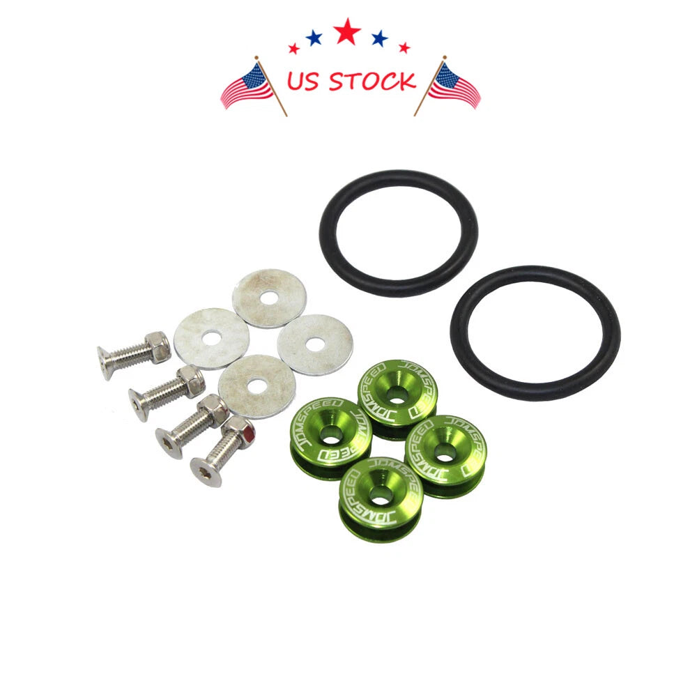 CNC Billet Bumper Trunk Quick Release Fastener Kit for Universal Fit