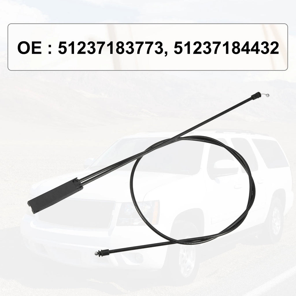 2X Front Hood Release Cable for BMW 328i (2012–2015)