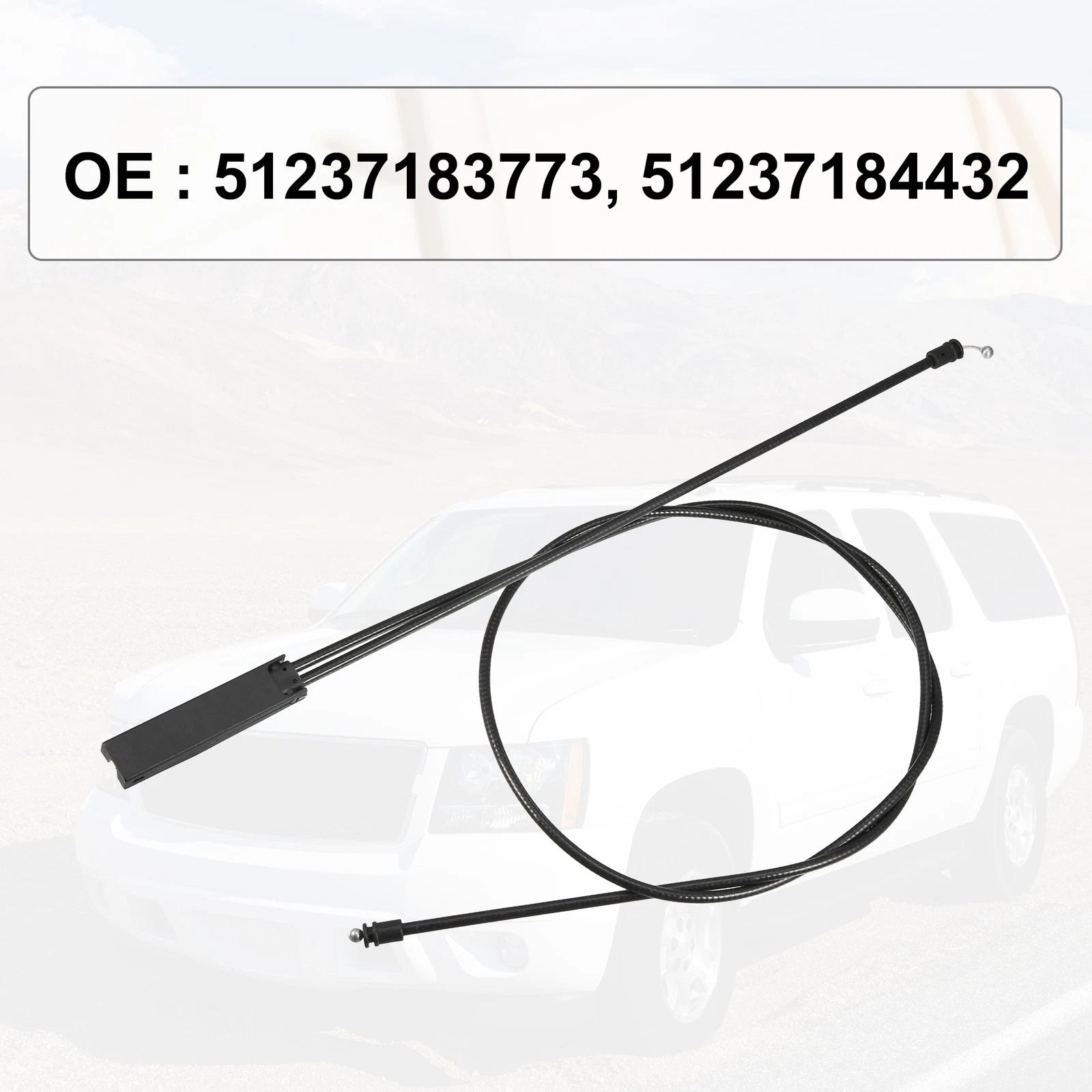 2X Front Hood Release Cable for BMW 328i (2012–2015)