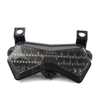 Black LED Tail Light Turn Signal for Kawasaki Z750 ZX6R (2003-2006)