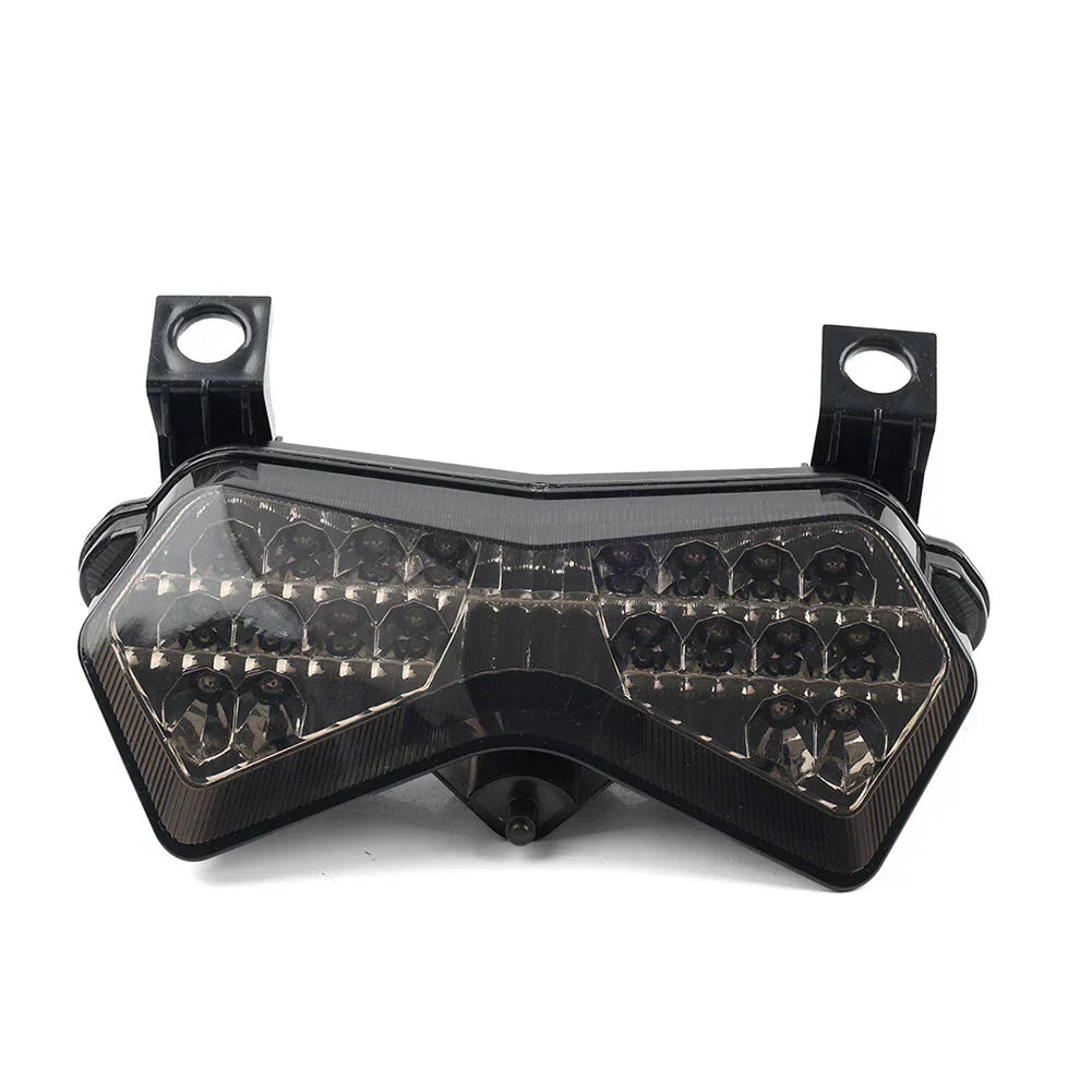Black LED Tail Light Turn Signal for Kawasaki Z750 ZX6R (2003-2006)