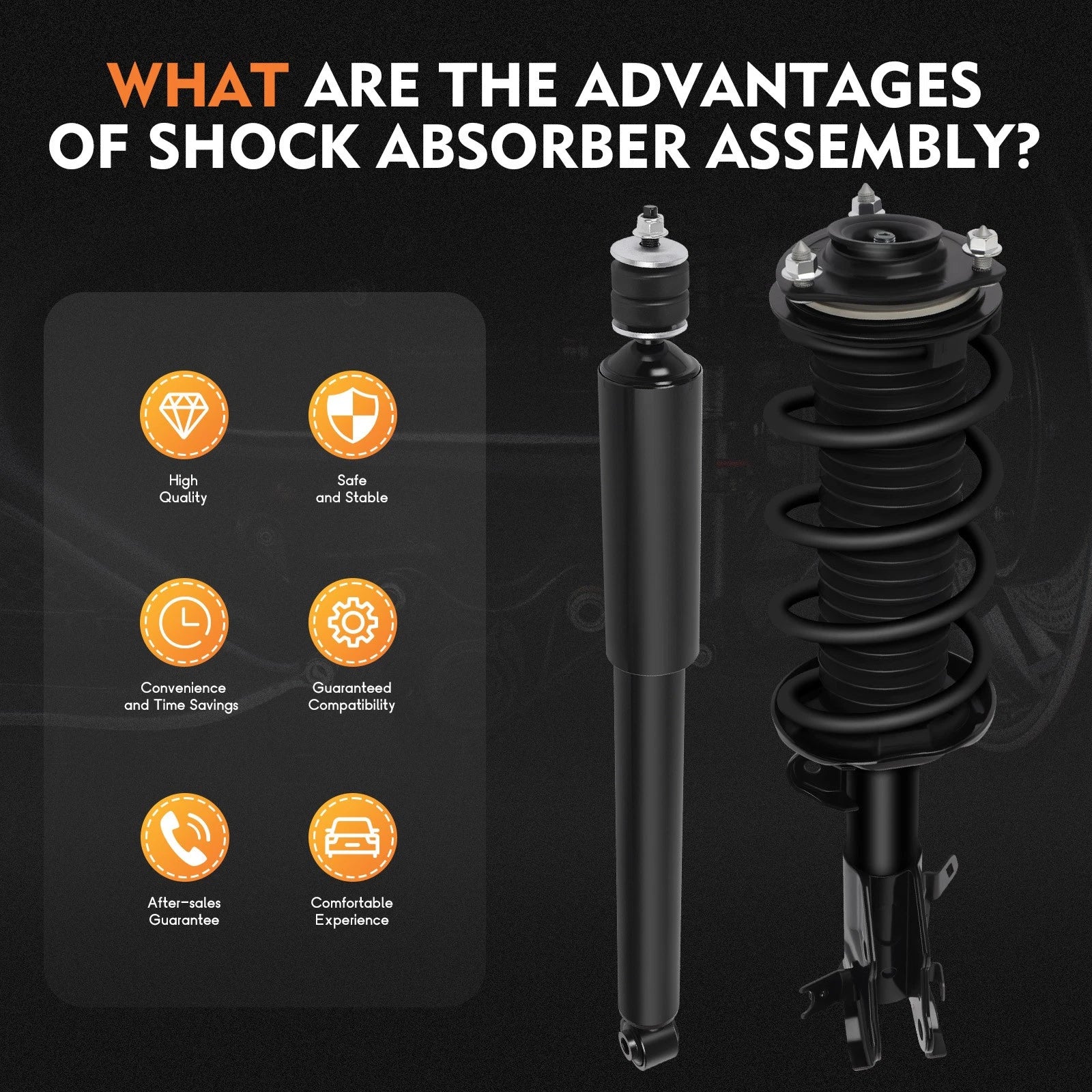 Complete Strut and Spring Set for Honda Civic (2012)