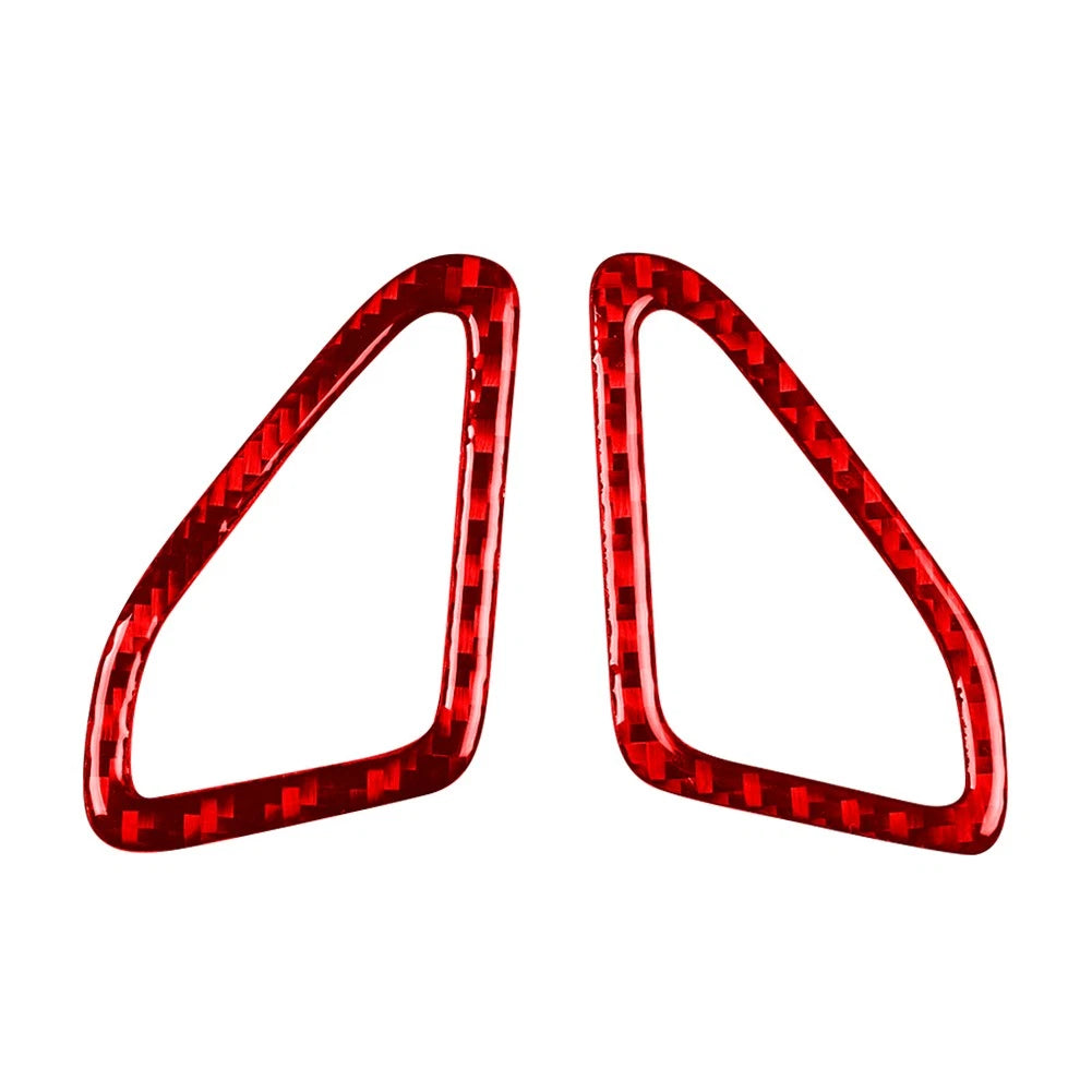 Dashboard Air Vent Outlet Cover for Cadillac ATS ATS-L (2013–2019) Carbon Fiber Red