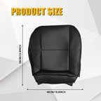 Leather Seat Cover for Mercedes Benz C300 350 (2008–2014) - Black