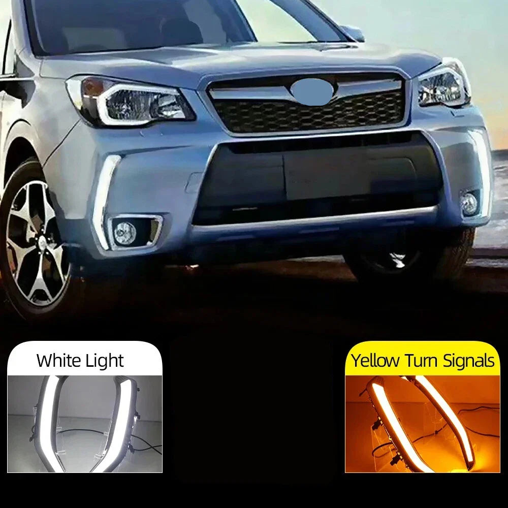 DRL Turn Signal Fog Light Lamps for 2013-2018 Subaru Forester (2013-2018)