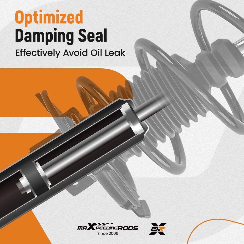 2X Quick Complete Struts & Coil Springs for Ford Focus (2013–2018)
