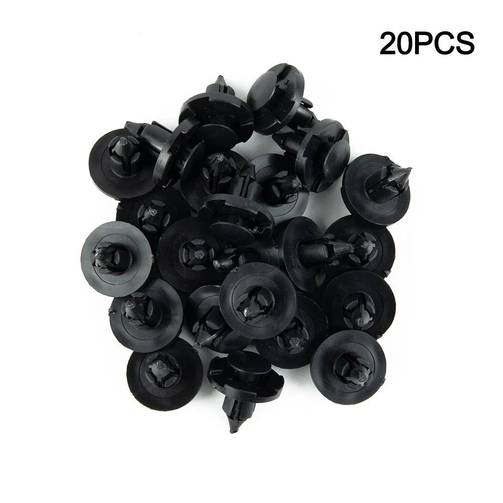 20 Pcs Plastic Rivet Fasteners for Nissan (Mud Flaps, Bumper, Fender)