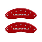 Set of 4 Red Denali Caliper Covers for 2017–2020 GMC Acadia