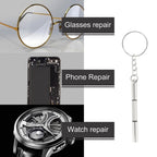 3x Keychain Screwdriver Tool for Glasses Phone Watch Repair