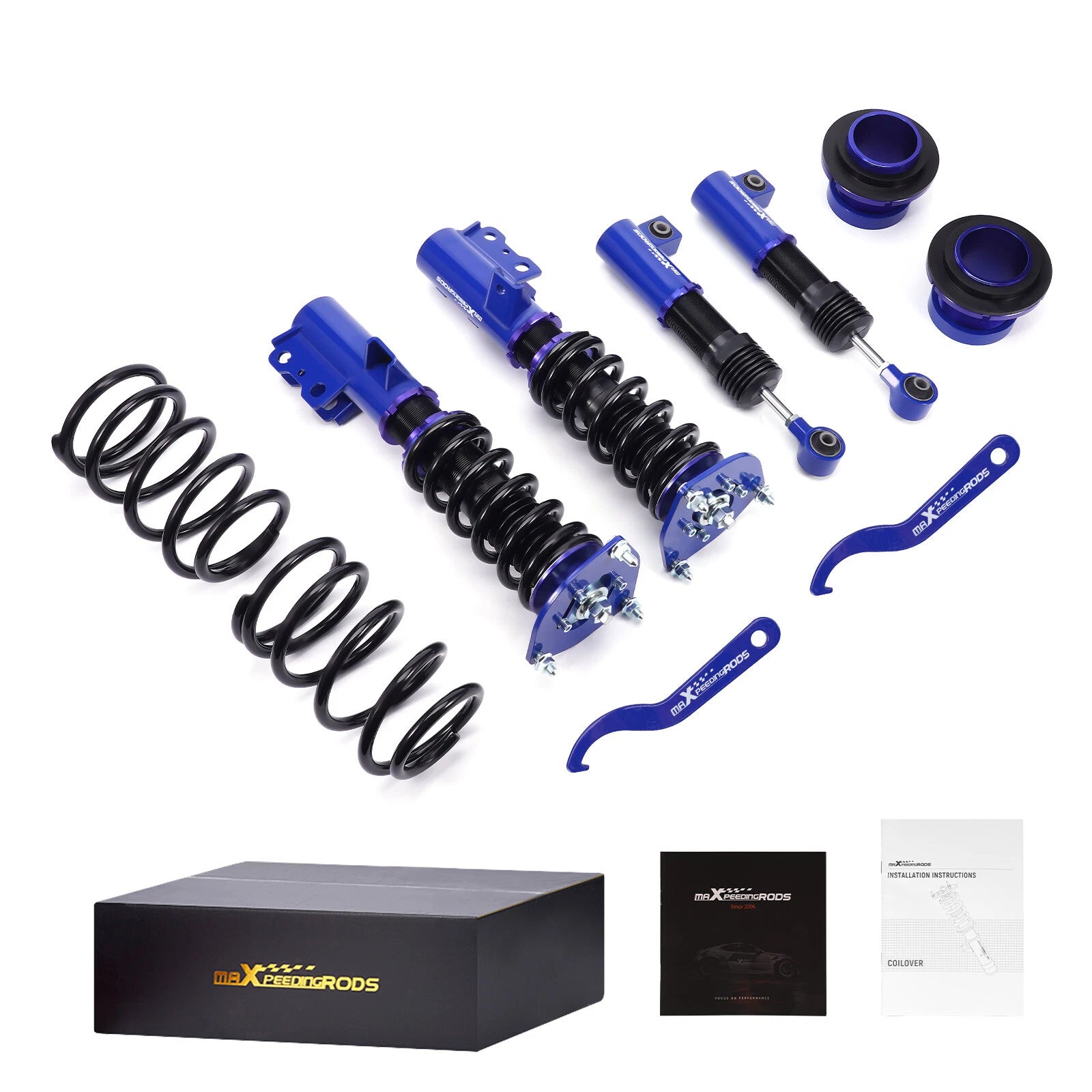 Coilover Shocks & Springs Kit for Hyundai Veloster (2012–2018) - Blue