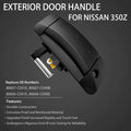 Exterior Door Handle Set of 2 for Nissan 350Z (2003–2009) Black