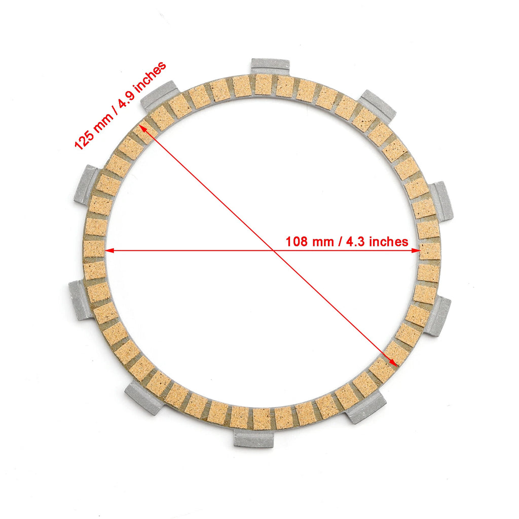 Clutch Friction Plate Kit for Ducati Superbike 848 (2008–2010) Multistrada 1100 (2007–2009)