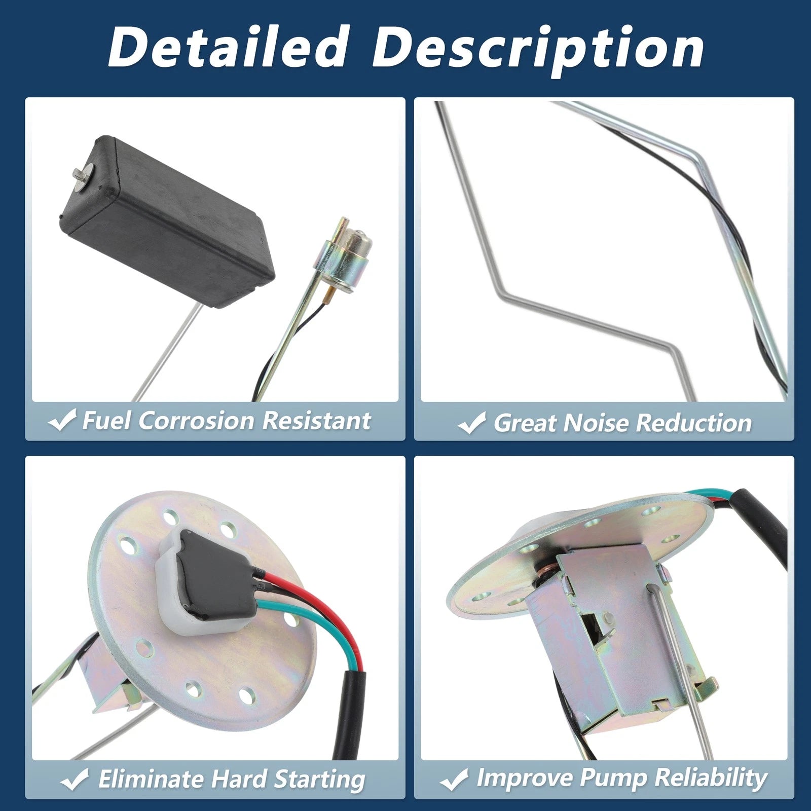 Fuel Pump Tank Sending Unit for Toyota 4Runner Pickup (1985–1989) No. 83320-39695