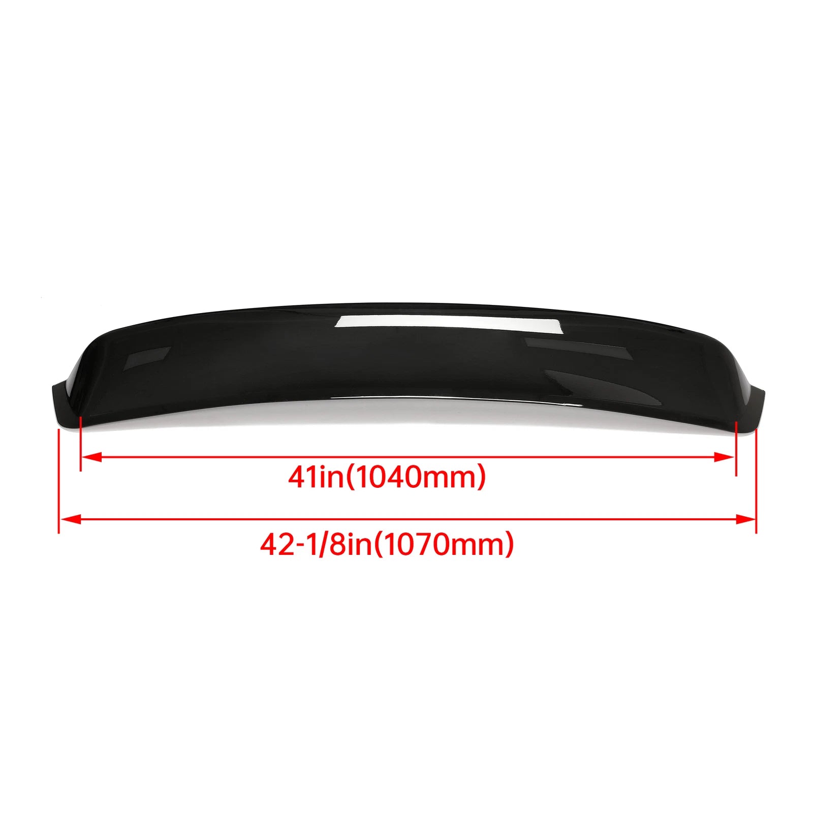 Rear Window Roof Visor Spoiler for Honda Civic Coupe (1996–2000) Black
