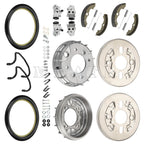 Front Brake Drum Wheel Cylinder Shoes Kit for Honda Foreman 400 TRX400FW (2002–2003)
