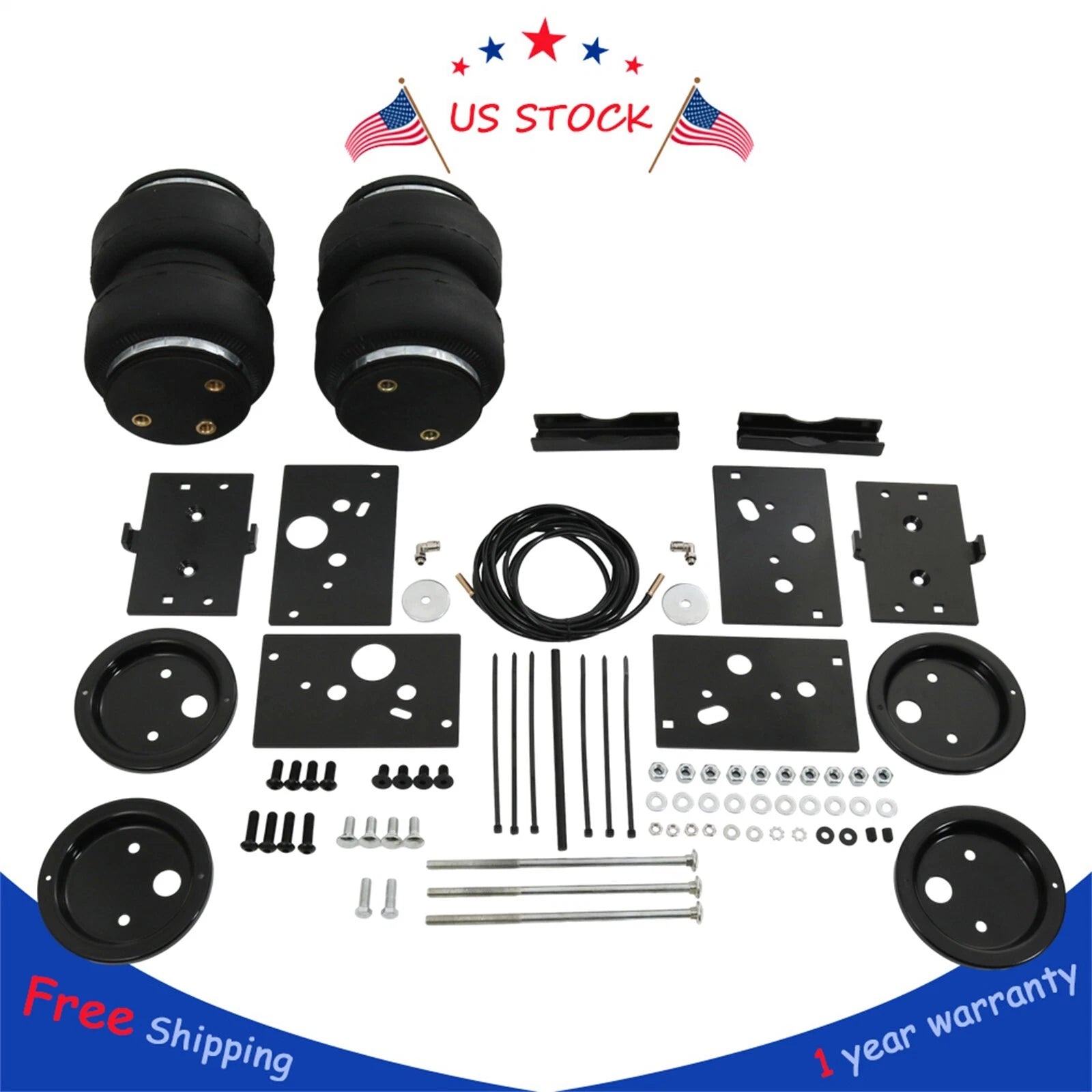 Air Suspension Kit for Dodge Ram 2500 3500 (2003–2013) Air Bag Rear Helper