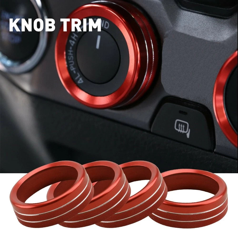 AC Climate Control Ring Knob Trim Cover for Toyota Tacoma (2016–2022)
