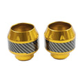 Front Fork Frame Sliders for Motorcycle (Pair) - Gold