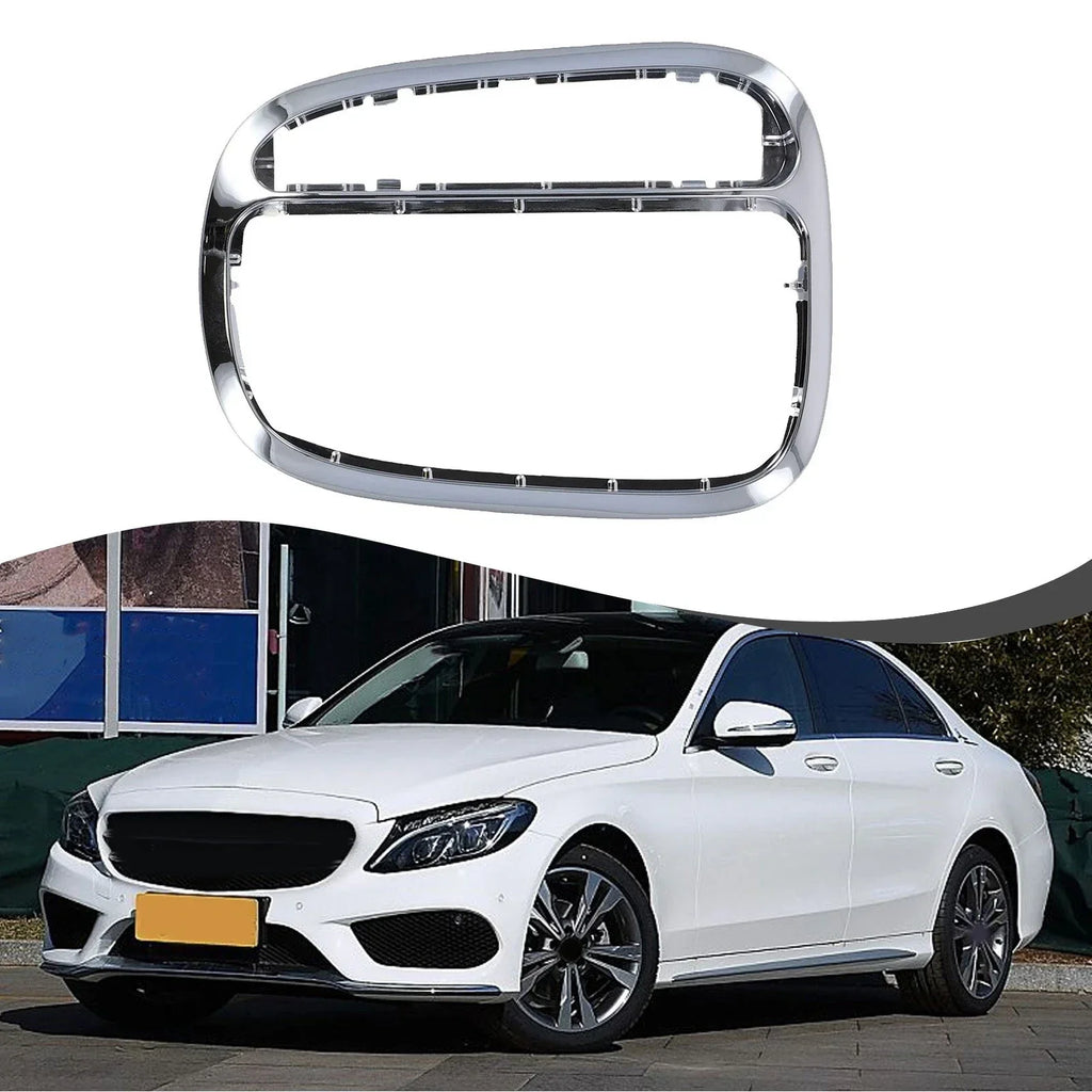 Chrome Gear Shift Panel Cover Trim for Benz C W203 C230 C320 (2000–2007)