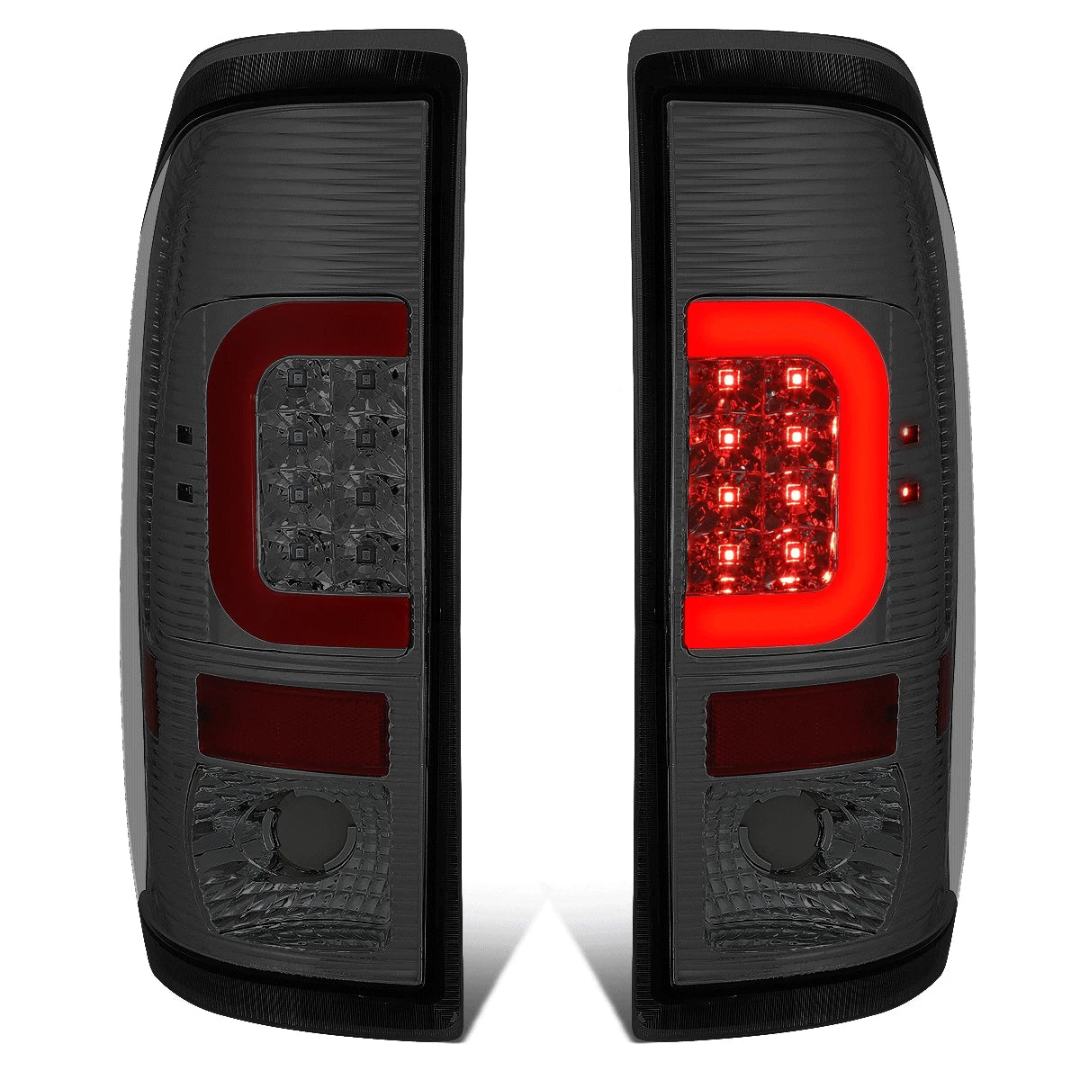 Red LED C-Bar Tail Brake Light Lamp for Ford Super Duty F150 (1999–2007)