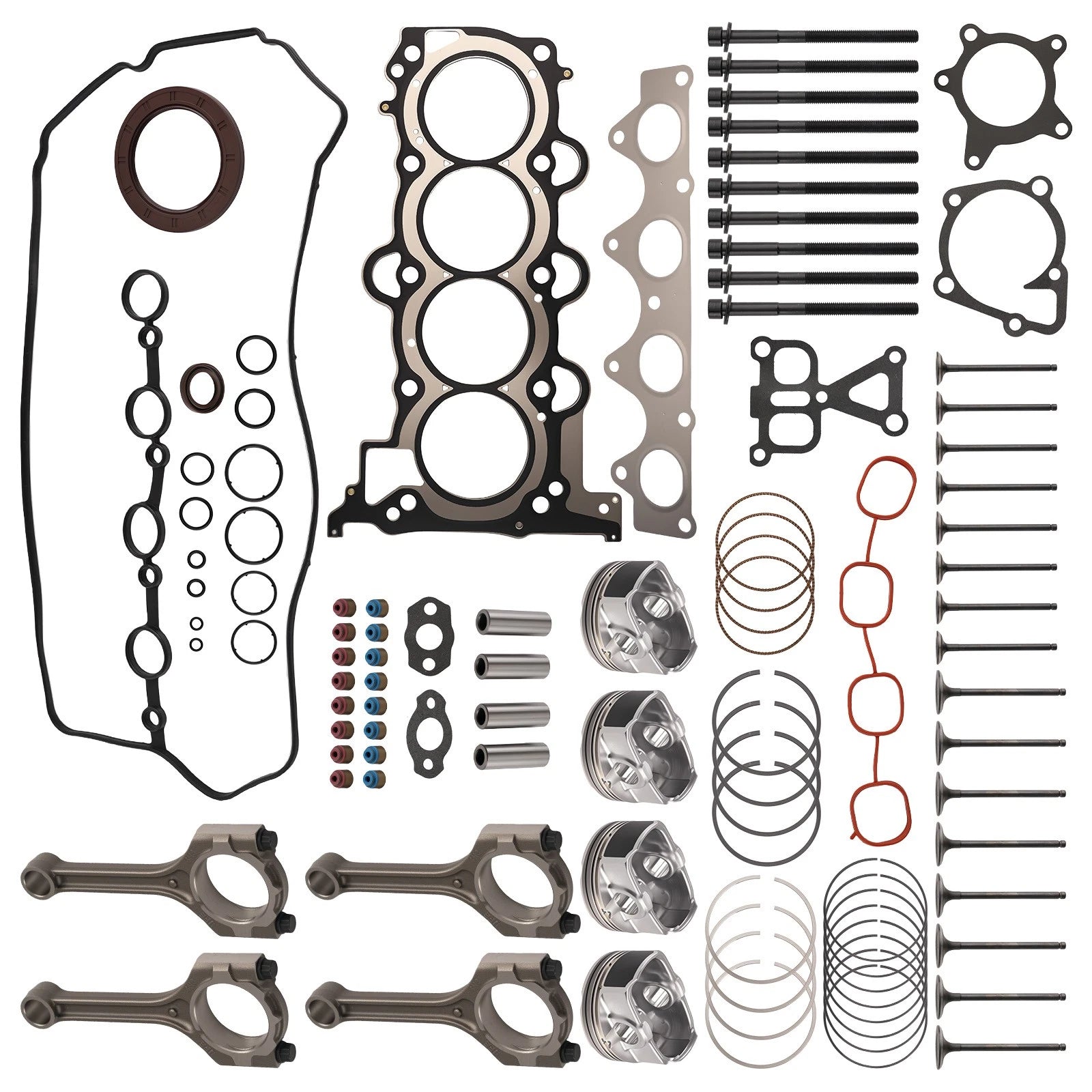 Engine Rebuild Kit for Hyundai Accent Veloster Kia Rio Soul 1.6L (2012–2019)