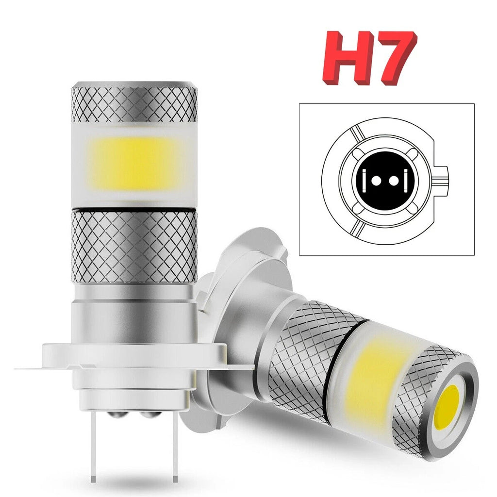 2X H7 LED Bulbs Kit for Turn Signal Brake Light DRL Foglights (360 Angle)