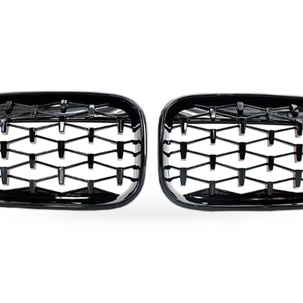 Grille for BMW 1 Series F20 F21 (2015–2017) Meteor Gloss Black Plated