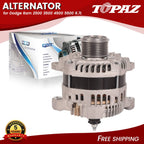 180A 12V Alternator for Dodge Ram 2500 3500 4500 5500 (2003–2023)