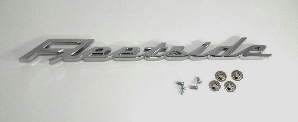 Rear Bed Script Emblem with Hardware Replacement for Chevy Truck Fleetside (1958–1959)