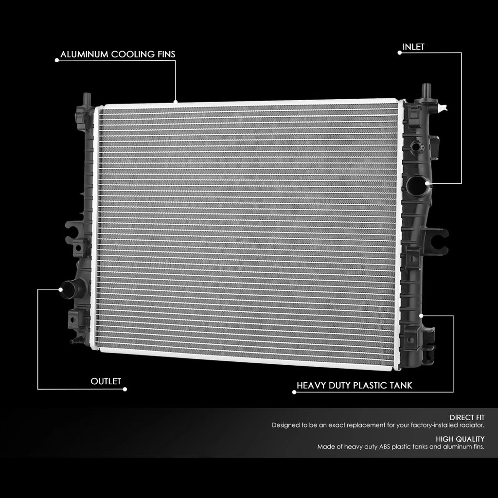 Full Aluminum Replacement Radiator for Chevy Corvette 6.2L (2014–2019) DPI 13462