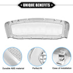Front Grille Assembly for Dodge Ram 3500 2006-2009 Chrome Silver Tone