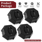 Set of 4 Wheel Rim Caps for Polaris Ranger Crew XP 1000 (2017–2018)