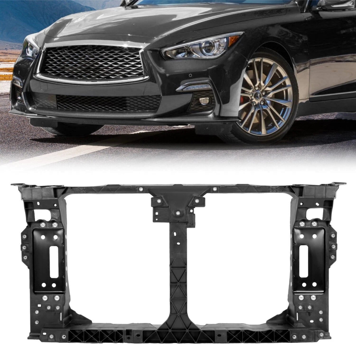 Radiator Support Core for Infiniti Q50 (2014–2024), Q60 (2017–2022)
