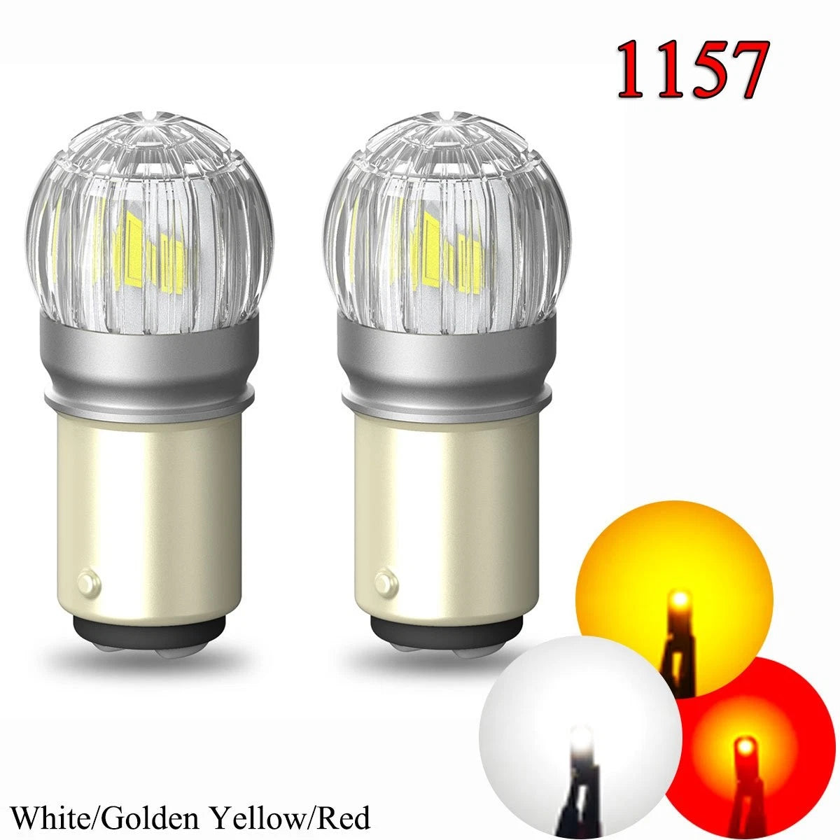 AUXITO LED Brake Stop Light Bulbs 1157 2057 2357 (6000K)