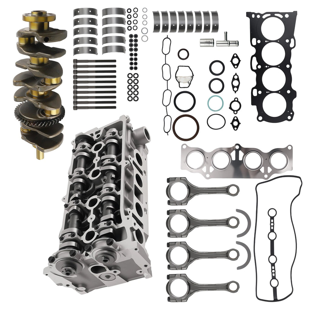 Cylinder Head w/Gasket & Crankshaft Rod Bearings Set for Toyota RAV4, Camry (2001–2006)