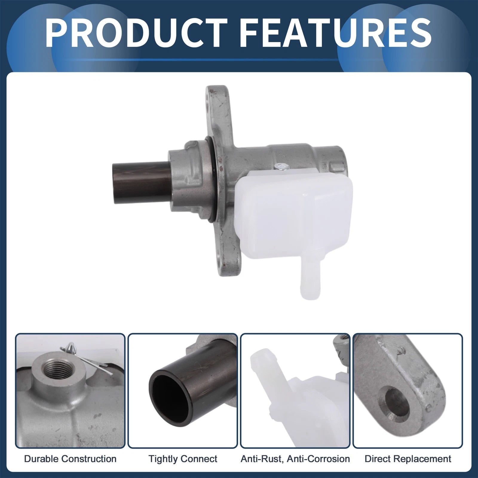 Brake Master Cylinder with Reservoir No. 46101TVEH00 for Honda Accord (2019–2023)