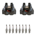 Set of 2 Ignition Coils & 8 NGK Spark Plugs for Mazda B2300 B2500 Ranger (1998–2005)