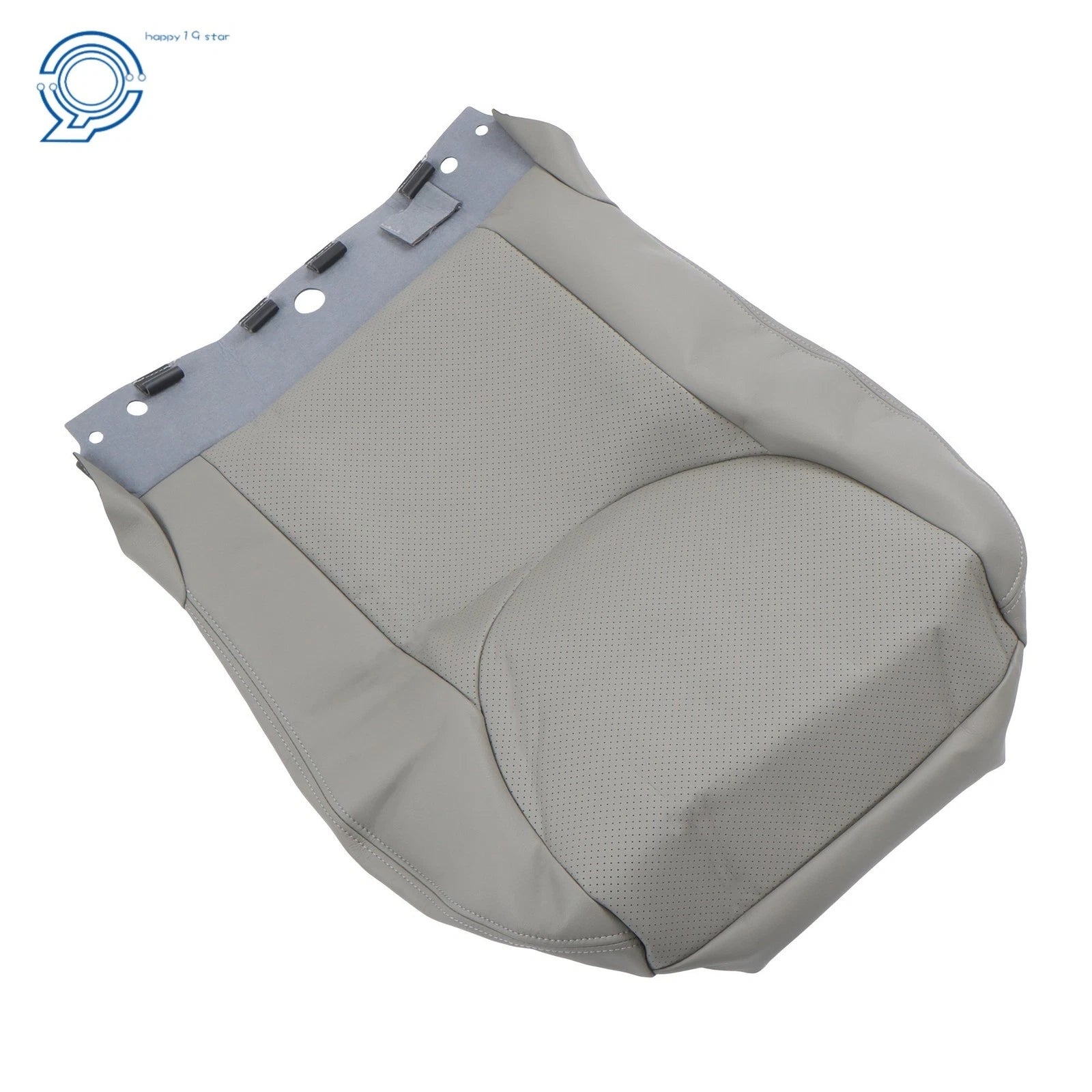 Driver Left Bottom Seat Cover for Toyota RAV4 (2006–2012) Gray Leather Perforation