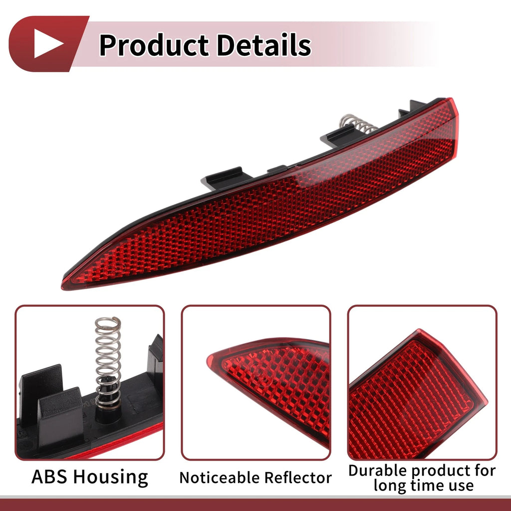 Rear Left Outer Side Bumper Reflector No. 4K0945105 for Audi A6 Quattro (2019–2023)