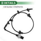 ABS Wheel Speed Sensor No. 57450TEAT01 for Honda Civic (2016–2021)