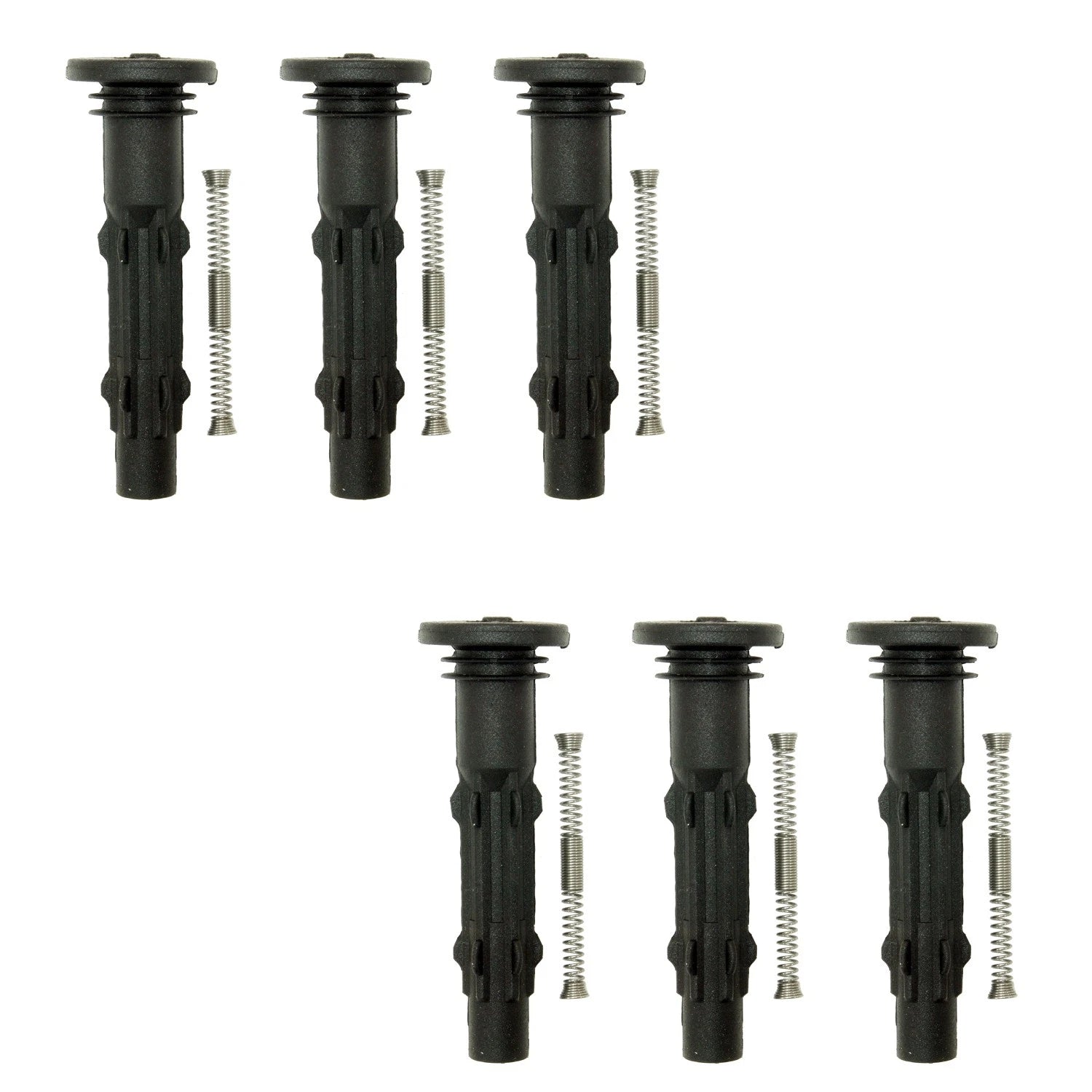 Set of 6 NGK Ignition Coil Boots for Mercedes W203 W204 W205 C250 C280 C300