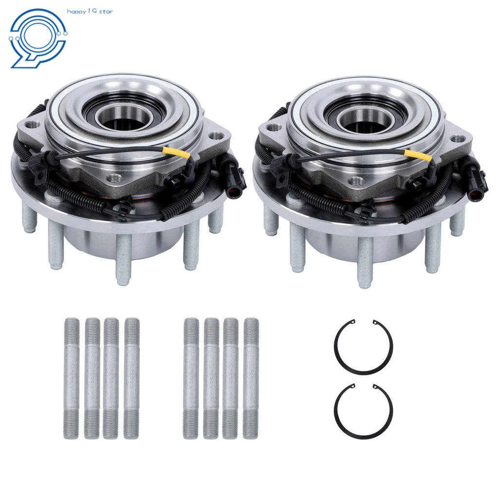 Set of 2 Front Wheel Bearing Hubs for Ford F250 F350 Super Duty (2005–2022)