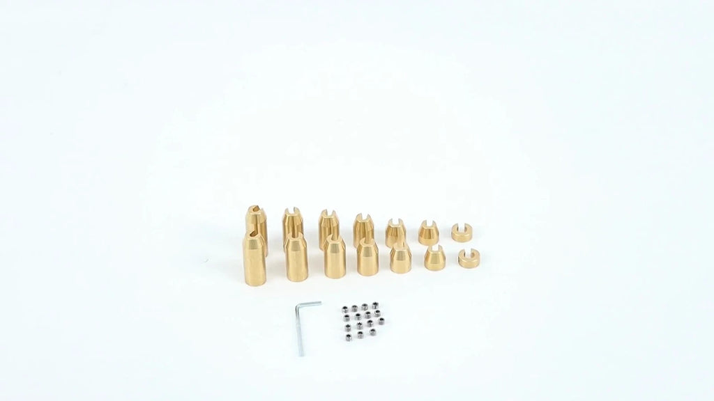 14 Pack Brass Wheel Spoke Balance Weights for Motorcycle