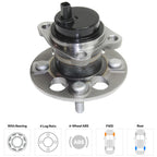 Wheel Hubs for Toyota Yaris (2006–2014) Rear with Bearing & Sensor