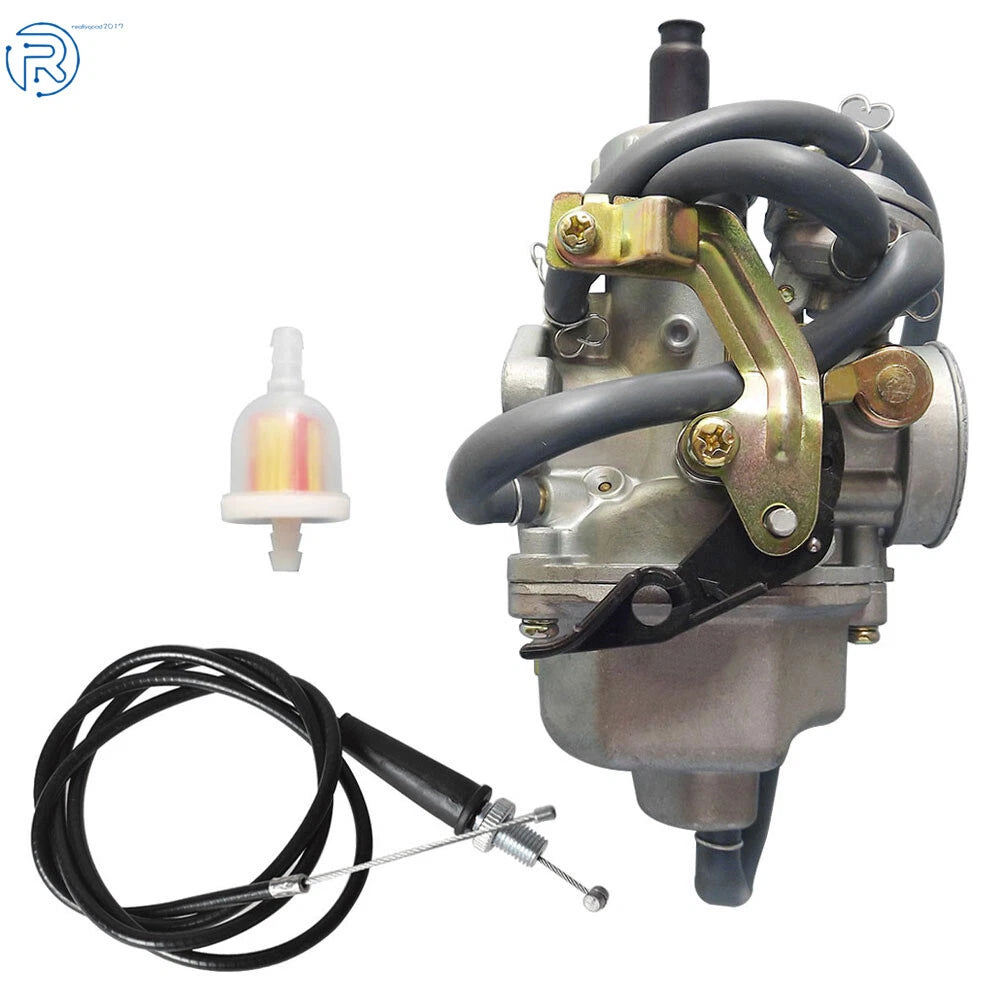 Carburetor & Throttle Cable for Honda TRX250TE FourTrax Recon ES (2002-2007)